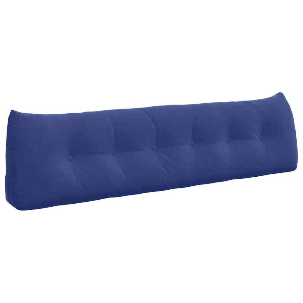 vidaXL Μαξιλάρι Πλάτης Μπλε Αστυνομίας 180 x 24 x 50 εκ Βελούδο