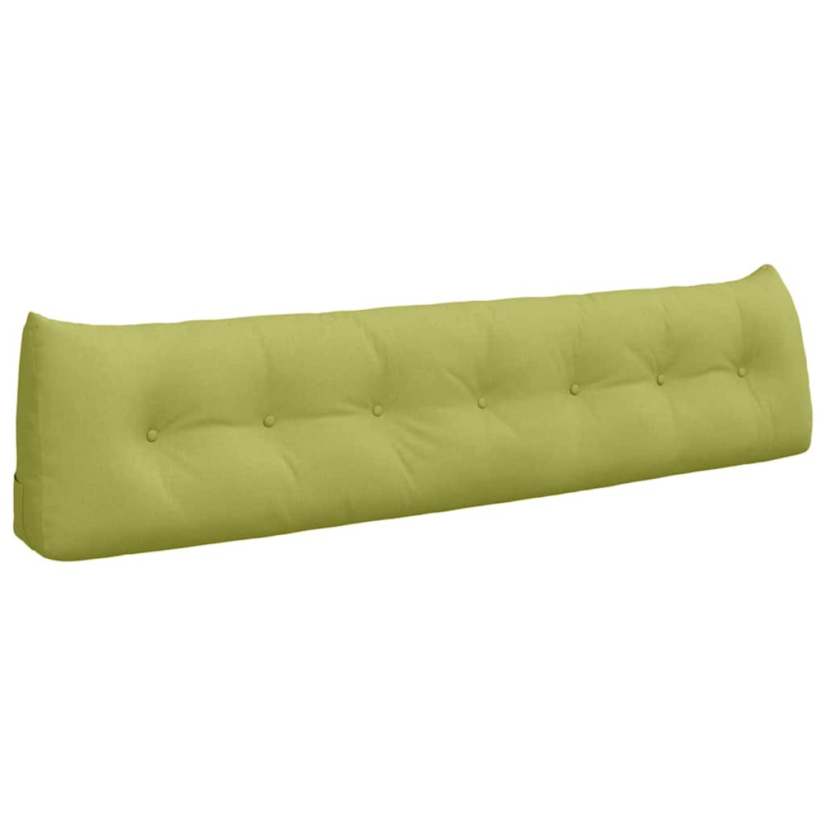 vidaXL Μαξιλάρι Πλάτης Ανοιχτό Πράσινο 200 x 24 x 50 εκ ύφασμα