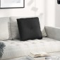 vidaXL Μαξιλάρι Πλάτης Μαύρο 50 x 19 x 45 εκ ύφασμα