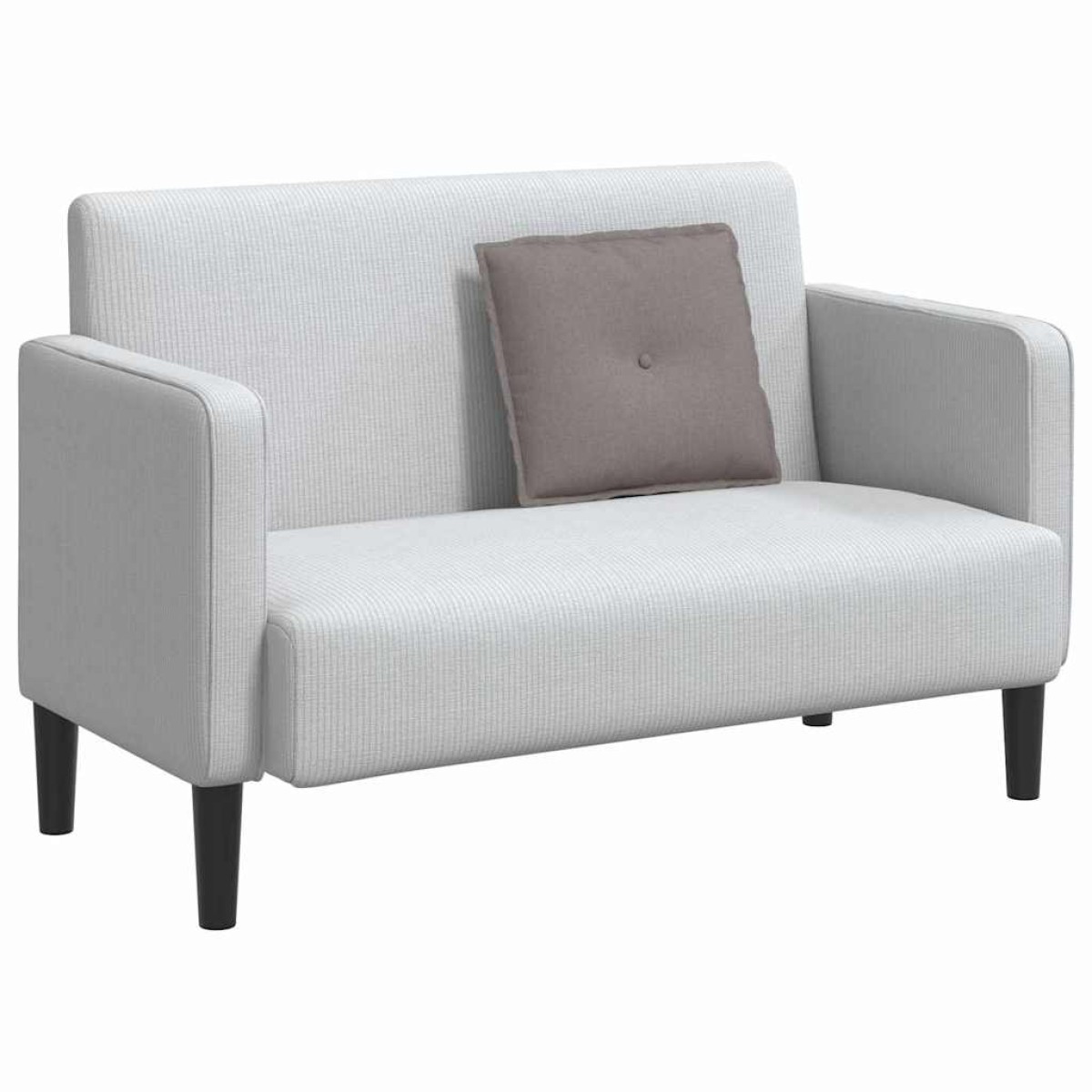 vidaXL Μαξιλάρι Πλάτης Taupe 50 x 19 x 45 εκ ύφασμα