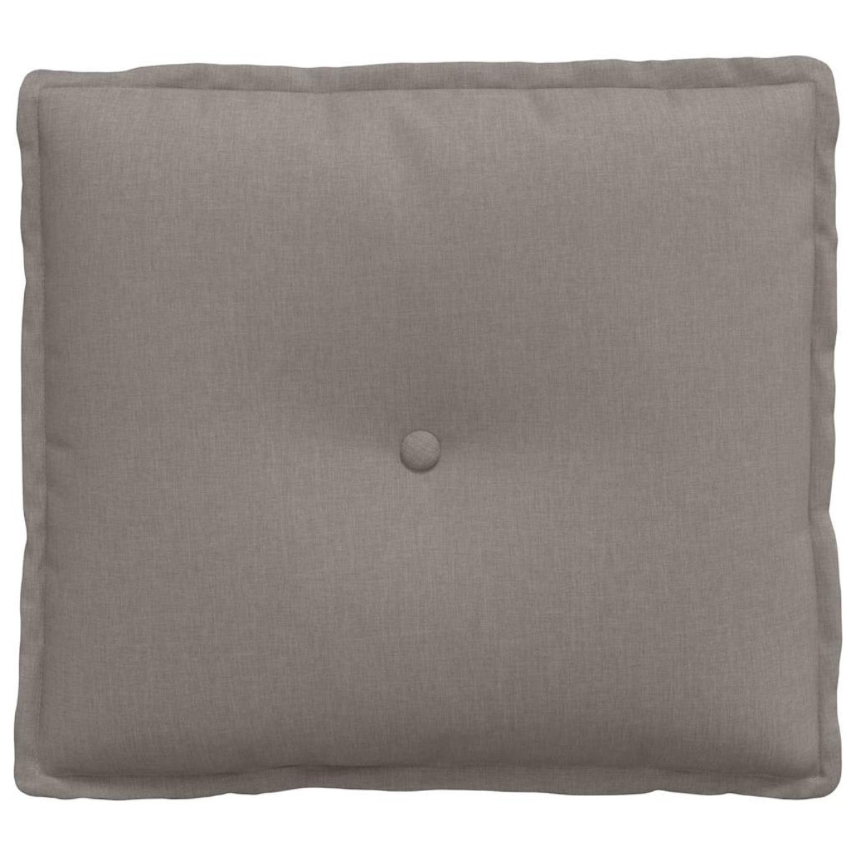 vidaXL Μαξιλάρι Πλάτης Taupe 50 x 19 x 45 εκ ύφασμα
