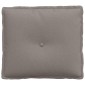 vidaXL Μαξιλάρι Πλάτης Taupe 50 x 19 x 45 εκ ύφασμα