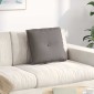 vidaXL Μαξιλάρι Πλάτης Taupe 50 x 19 x 45 εκ ύφασμα