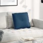 vidaXL Μαξιλάρι Πλάτης Μπλε 50 x 19 x 45 εκ ύφασμα