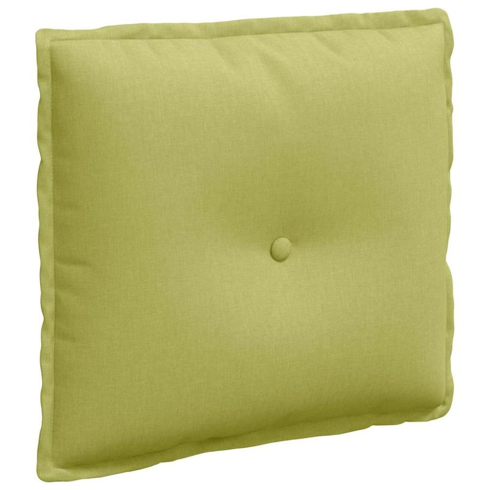 vidaXL Μαξιλάρι Πλάτης Ανοιχτό Πράσινο 50 x 19 x 45 εκ ύφασμα