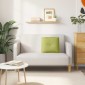 vidaXL Μαξιλάρι Πλάτης Ανοιχτό Πράσινο 50 x 19 x 45 εκ ύφασμα