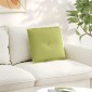 vidaXL Μαξιλάρι Πλάτης Ανοιχτό Πράσινο 50 x 19 x 45 εκ ύφασμα