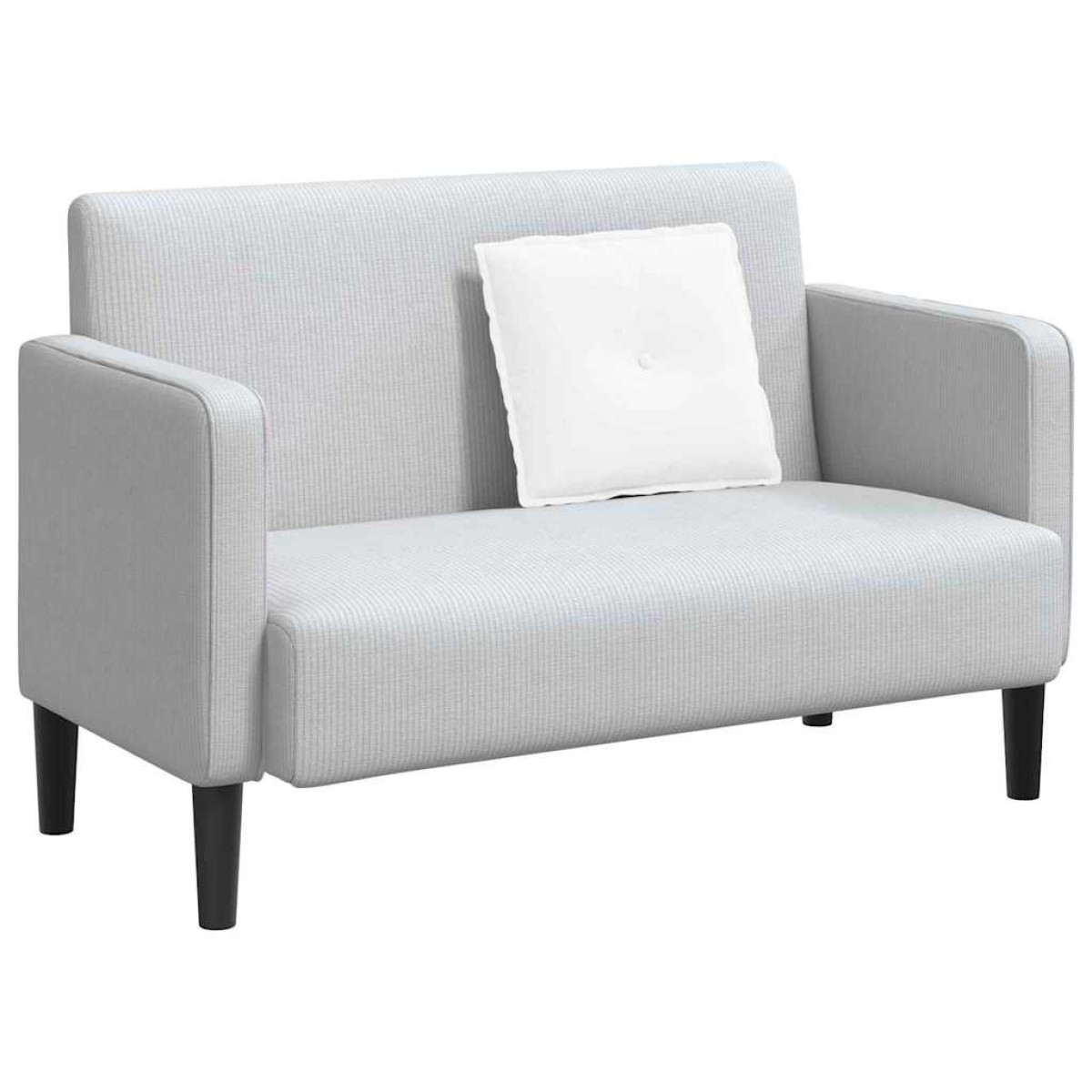 vidaXL Μαξιλάρι Πλάτης Λευκό 50 x 19 x 45 εκ ύφασμα