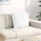 vidaXL Μαξιλάρι Πλάτης Λευκό 50 x 19 x 45 εκ ύφασμα