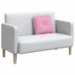 vidaXL Μαξιλάρι Πλάτης Ροζ 50 x 19 x 45 εκ ύφασμα