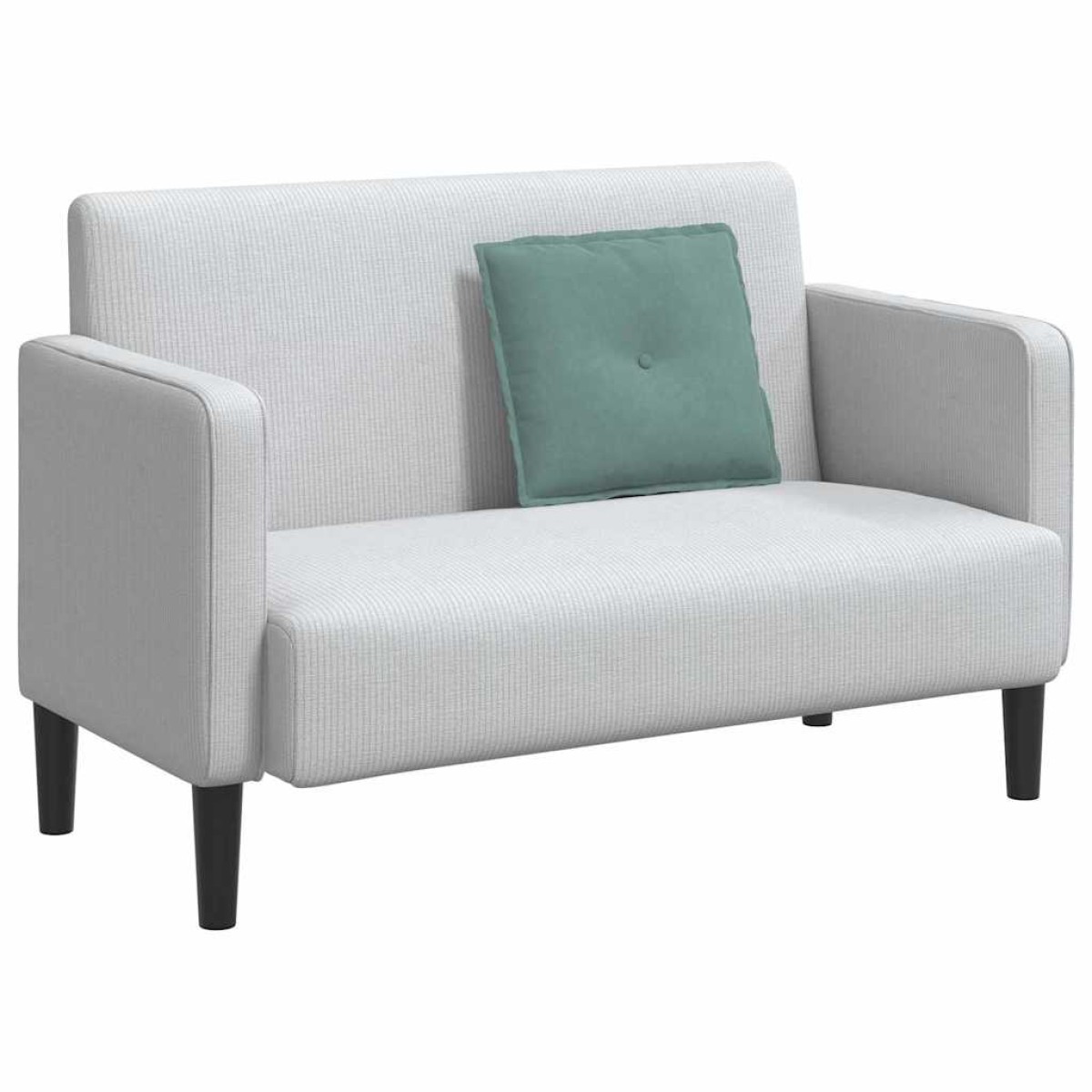 vidaXL Μαξιλάρι Πλάτης Θαλασσί 50 x 45 εκ. Υφασμάτινο Κορντουρά