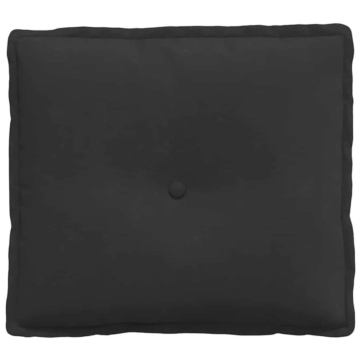vidaXL Μαξιλάρι Πλάτης Μαύρο 50 x 45 εκ. Ύφασμα Μικροΐνας