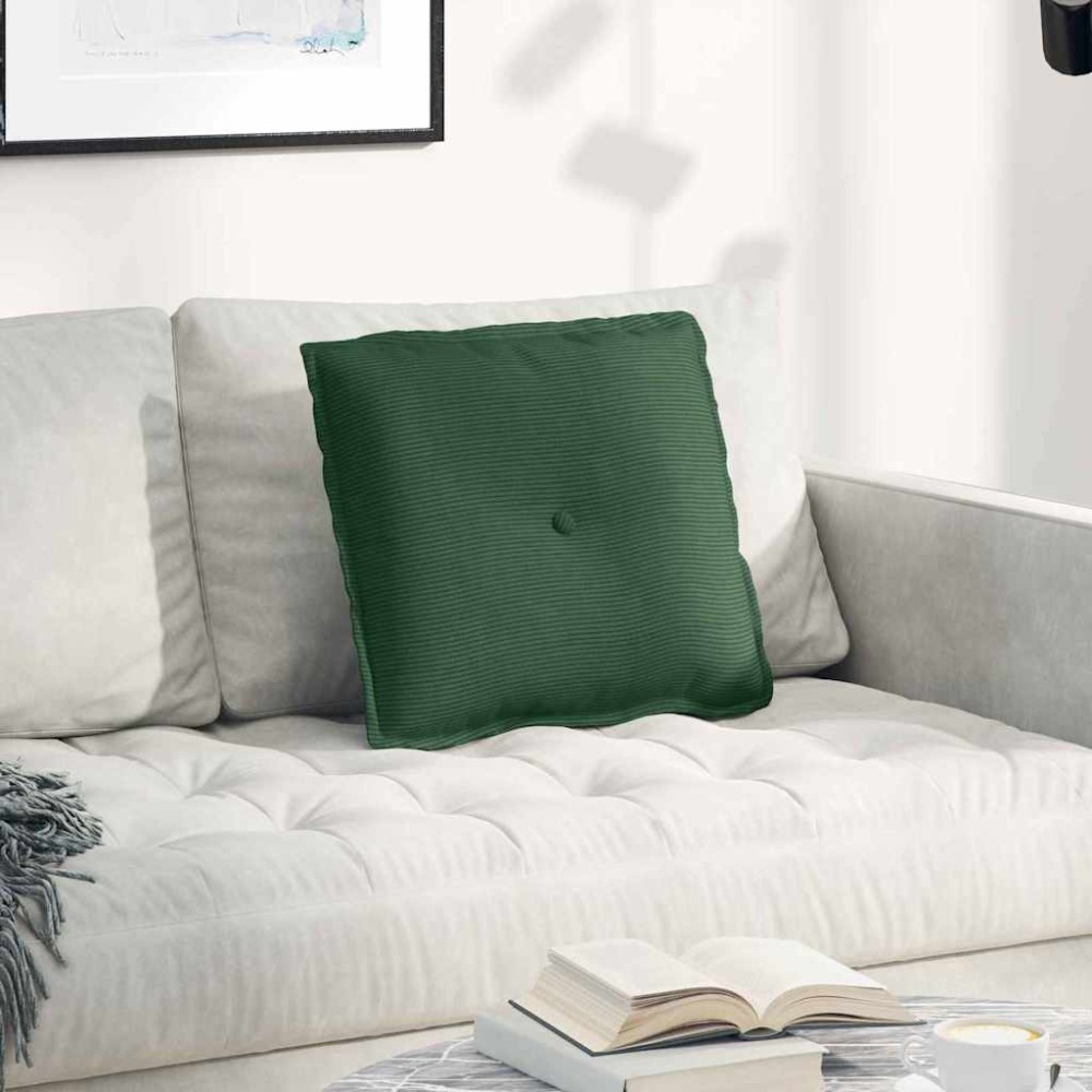 vidaXL Μαξιλάρι Πλάτης Τζαγκουάρ Πράσινο 50 x 45 εκ.