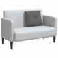 vidaXL Μαξιλάρι Πλάτης Σκούρο Γκρι 60 x 19 x 50 εκ ύφασμα