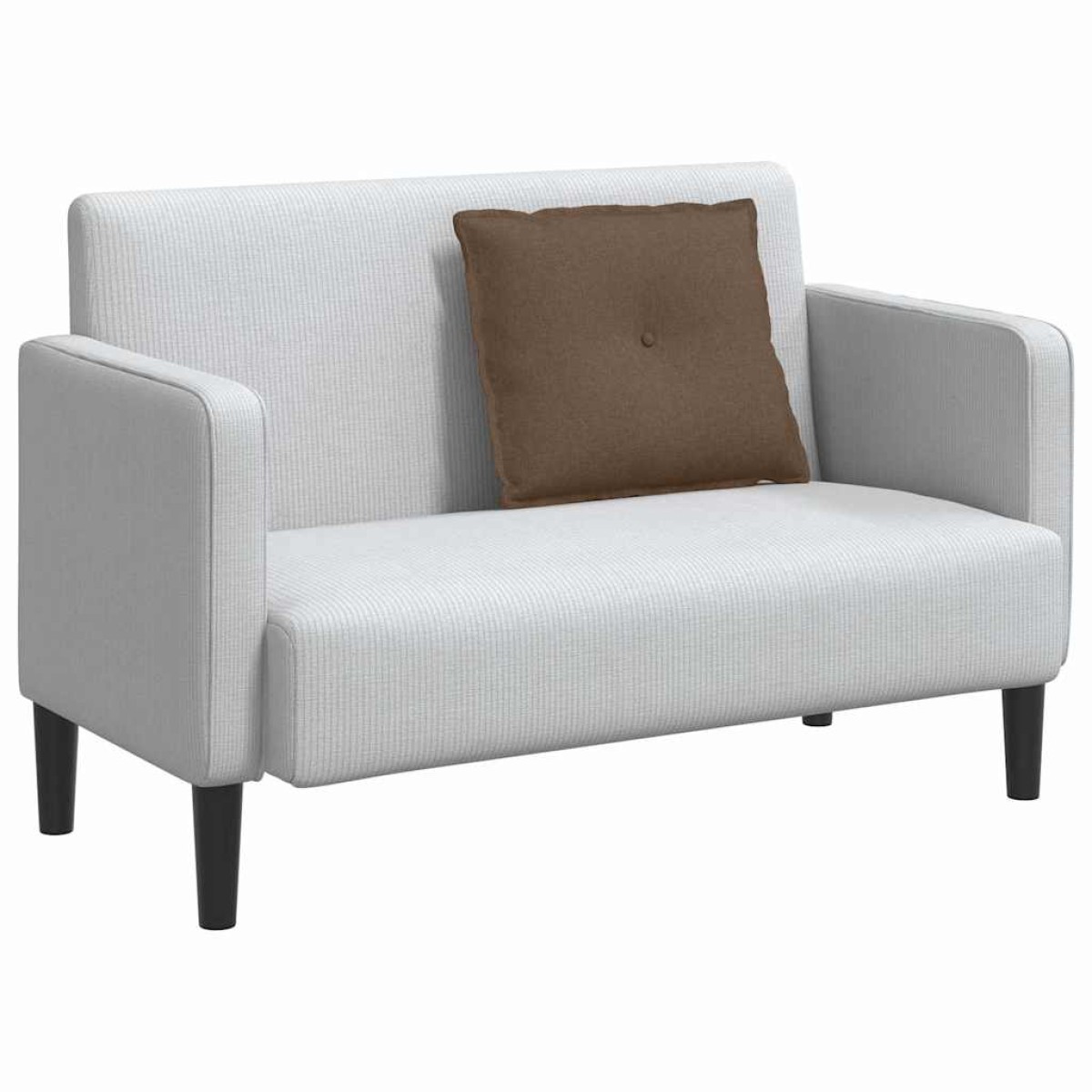 vidaXL Μαξιλάρι Πλάτης Καφέ 60 x 19 x 50 εκ ύφασμα