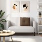 vidaXL Μαξιλάρι Πλάτης Καφέ 60 x 19 x 50 εκ ύφασμα