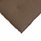 vidaXL Μαξιλάρι Πλάτης Καφέ 60 x 19 x 50 εκ ύφασμα