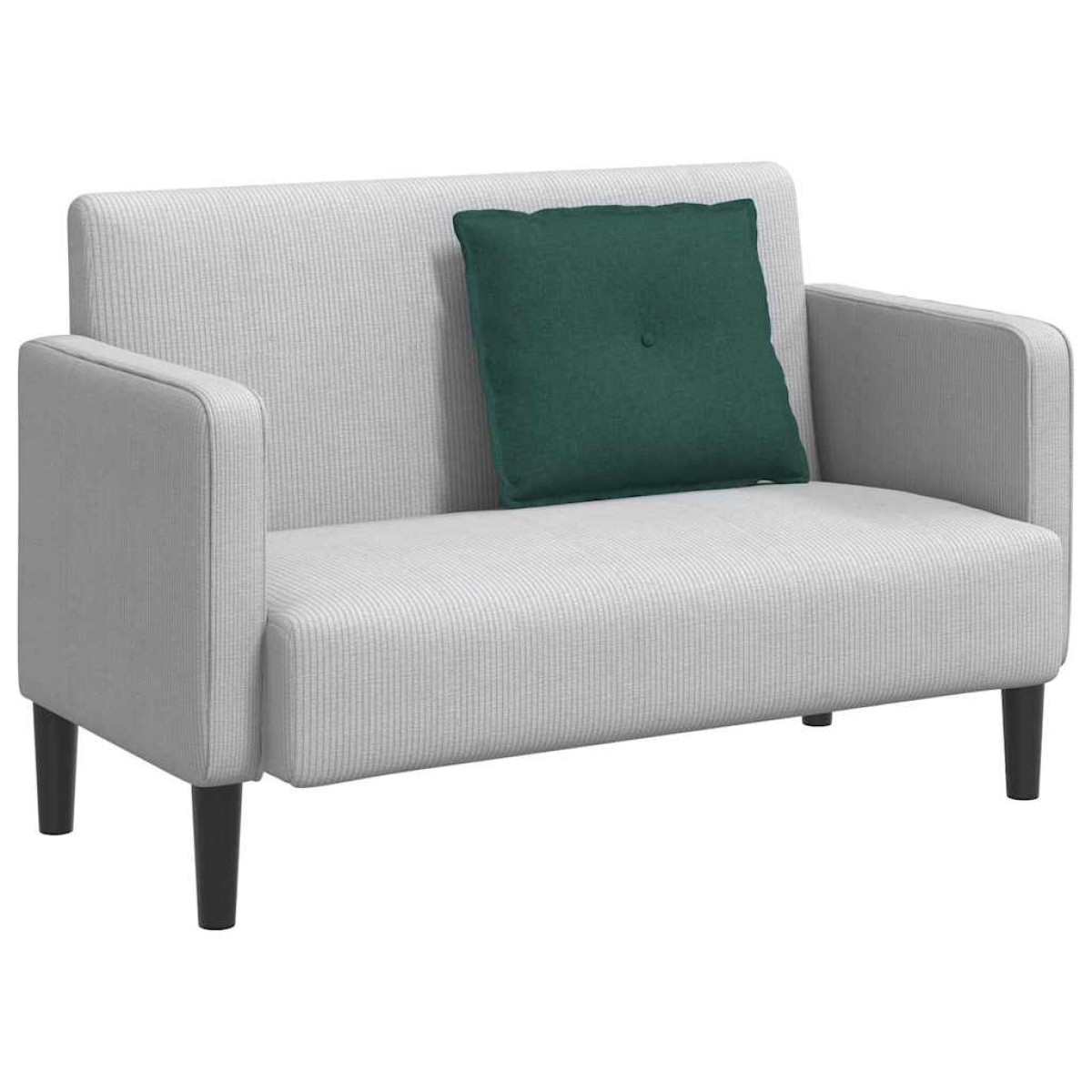 vidaXL Μαξιλάρι Πλάτης Σκούρο Πράσινο 60 x 19 x 50 εκ ύφασμα