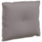 vidaXL Μαξιλάρι Πλάτης Taupe 60 x 19 x 50 εκ ύφασμα