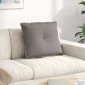 vidaXL Μαξιλάρι Πλάτης Taupe 60 x 19 x 50 εκ ύφασμα