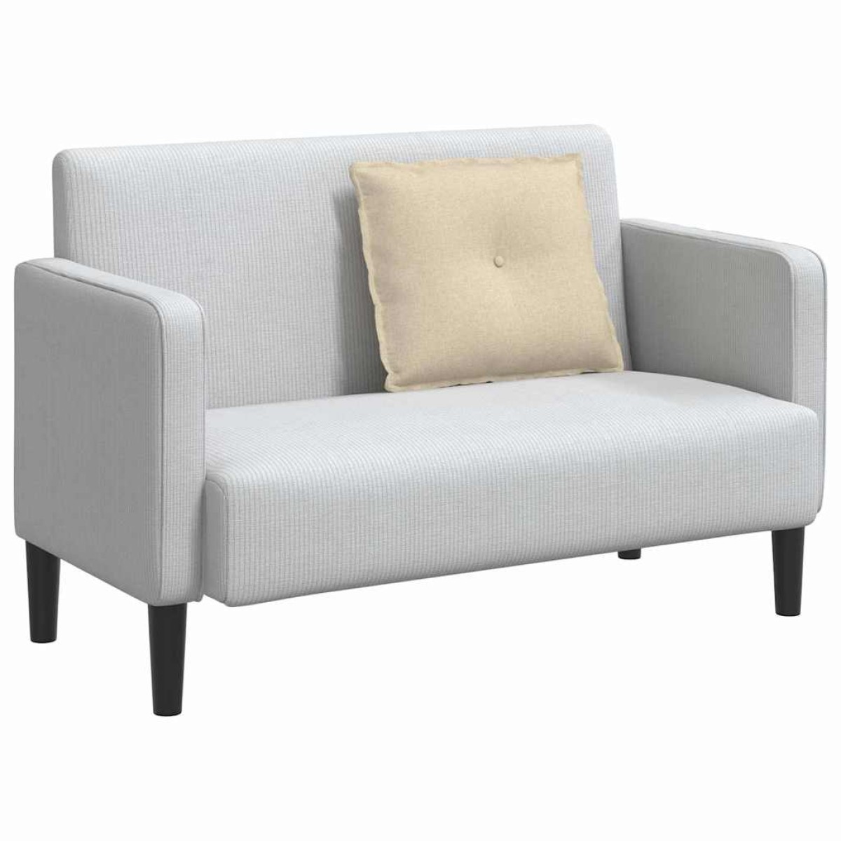 vidaXL Μαξιλάρι Πλάτης Κρεμ 60 x 19 x 50 εκ ύφασμα