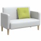 vidaXL Μαξιλάρι Πλάτης Ανοιχτό Πράσινο 60 x 19 x 50 εκ ύφασμα