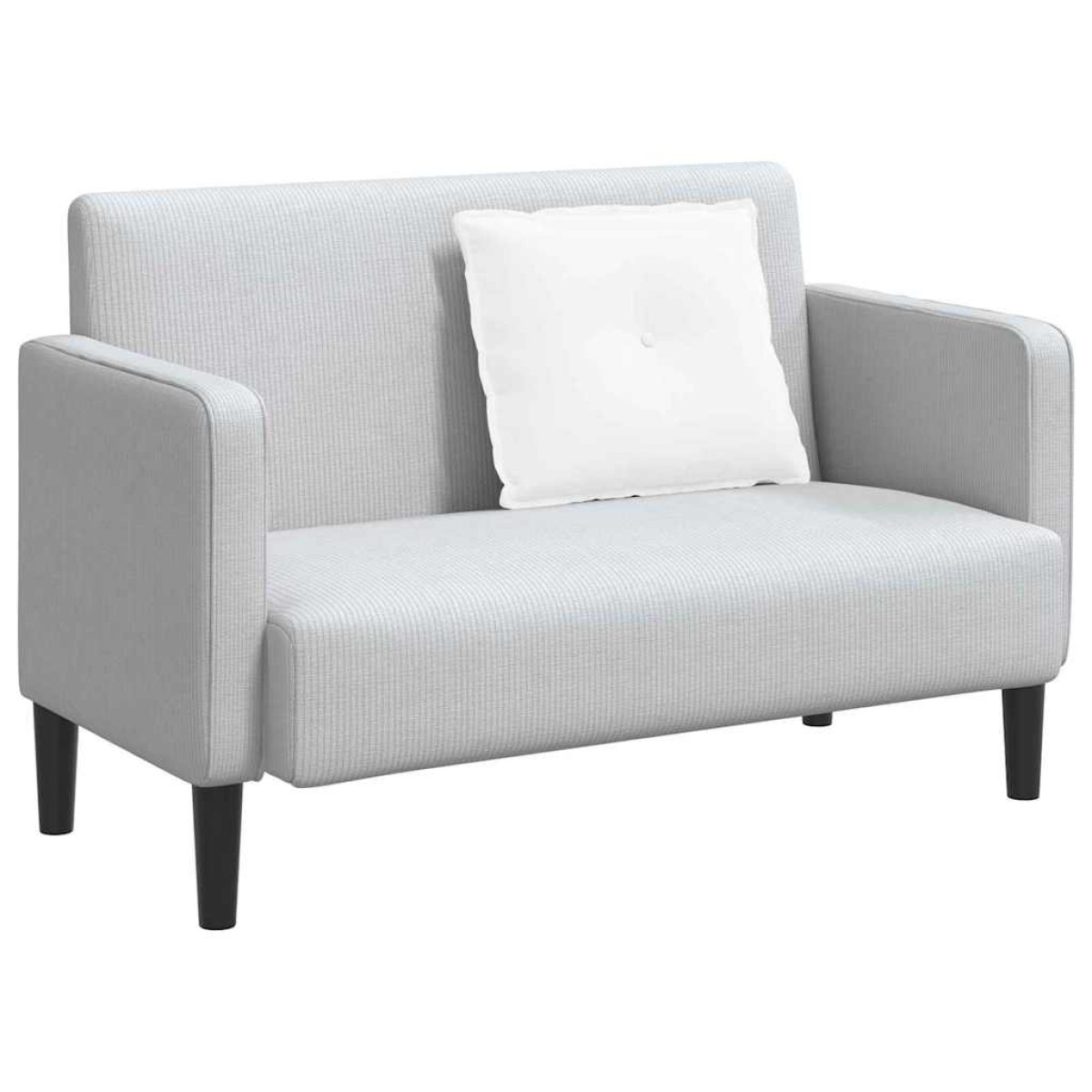 vidaXL Μαξιλάρι Πλάτης Λευκό 60 x 19 x 50 εκ ύφασμα