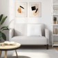vidaXL Μαξιλάρι Πλάτης Λευκό 60 x 19 x 50 εκ ύφασμα