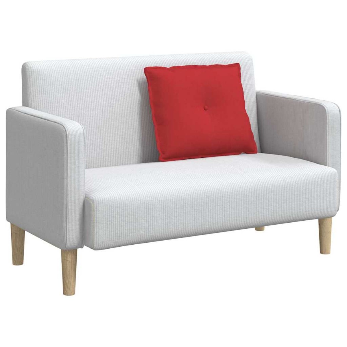 vidaXL Μαξιλάρι Πλάτης Κόκκινο 60 x 19 x 50 εκ ύφασμα