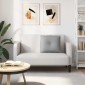 vidaXL Μαξιλάρι Πλάτης Σκίουρος Γκρί 60 x 19 x 50 εκ ύφασμα