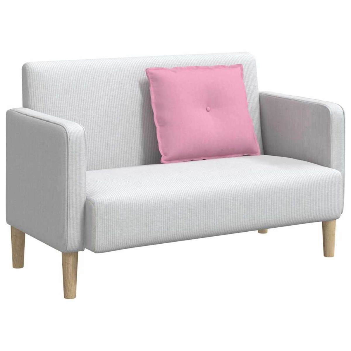vidaXL Μαξιλάρι Πλάτης Ροζ 60 x 19 x 50 εκ ύφασμα