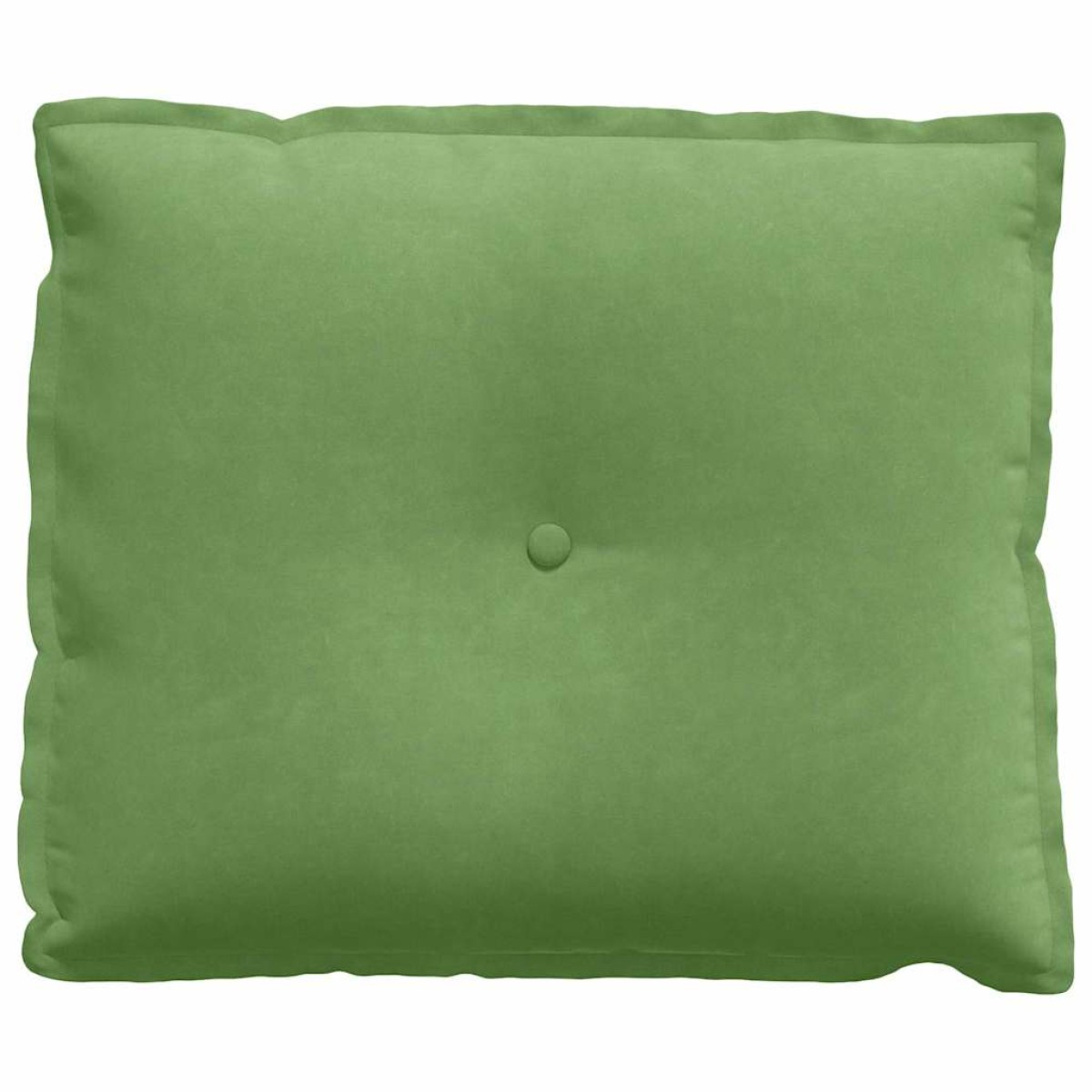 vidaXL Μαξιλάρι Πλάτης Ανοιχτό Πράσινο 60 x 50 cm Υφασμάτινο Κορντουρά
