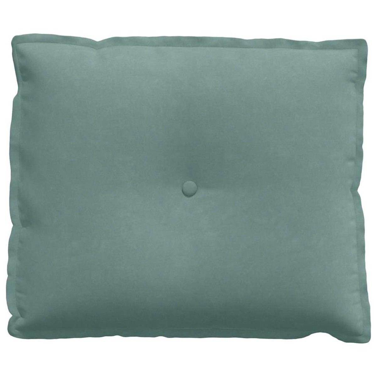 vidaXL Μαξιλάρι Πλάτης Θαλασσί 60 x 50 cm Υφασμάτινο Κορντουρά