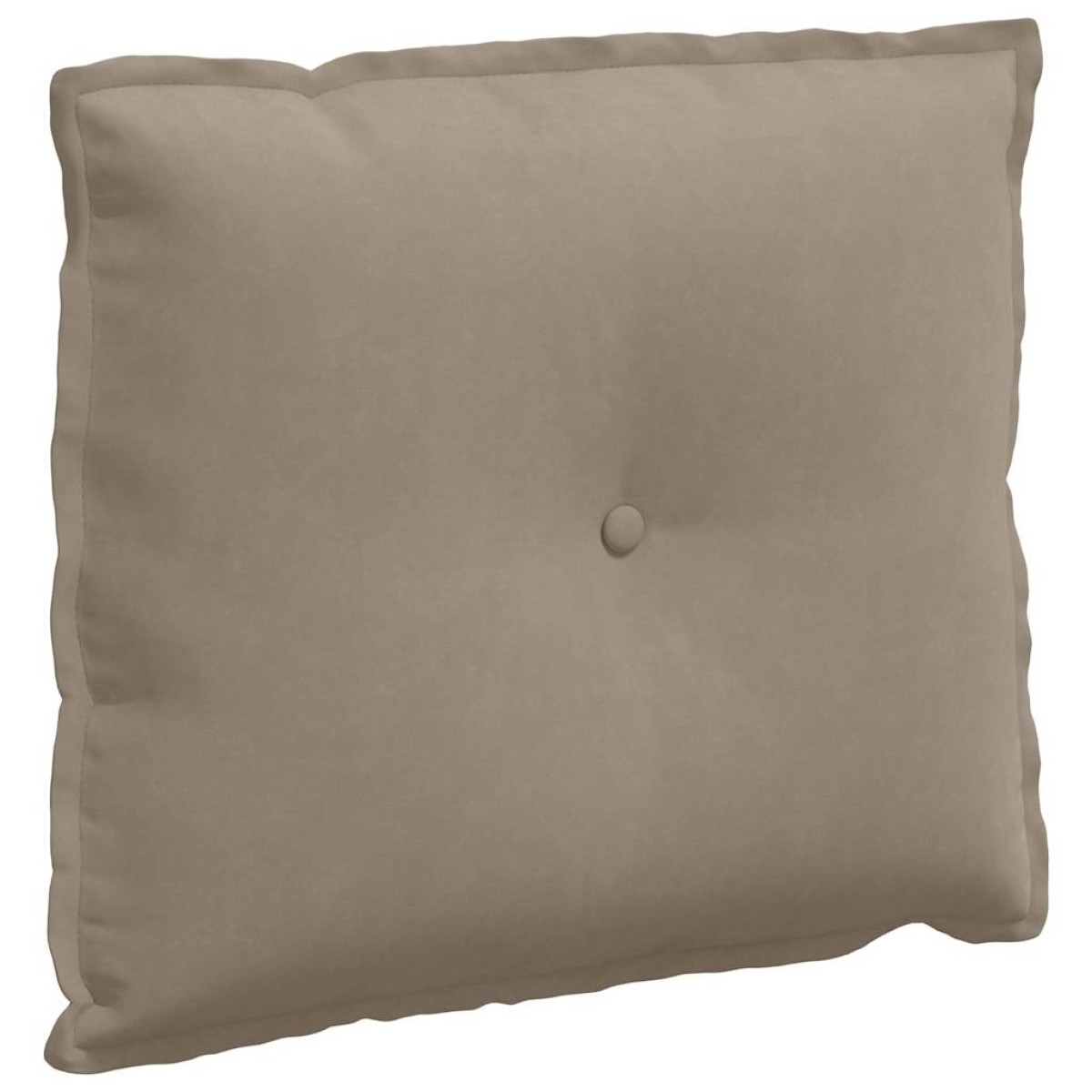 vidaXL Μαξιλάρι Πλάτης Taupe 60 x 50 cm Ύφασμα Μικροΐνας