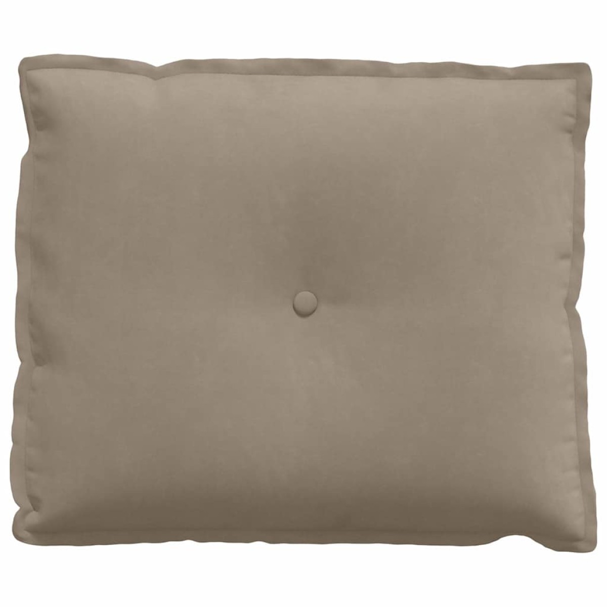 vidaXL Μαξιλάρι Πλάτης Taupe 60 x 50 cm Ύφασμα Μικροΐνας