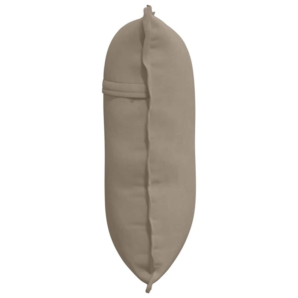 vidaXL Μαξιλάρι Πλάτης Taupe 60 x 50 cm Ύφασμα Μικροΐνας