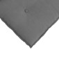 vidaXL Μαξιλάρι Πλάτης Σκούρο Γκρι 60 x 50 cm Ύφασμα Μικροΐνας