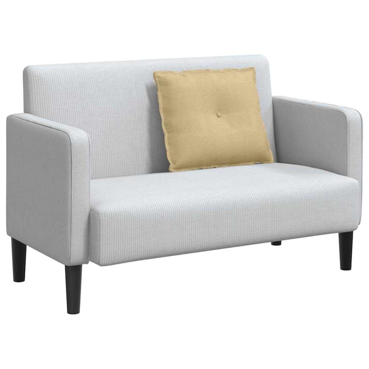 vidaXL Μαξιλάρι Πλάτης Γκρι Πράσινο 60 x 50 cm Υφασμάτινο Κορντουρά
