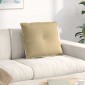 vidaXL Μαξιλάρι Πλάτης Γκρι Πράσινο 60 x 50 cm Υφασμάτινο Κορντουρά