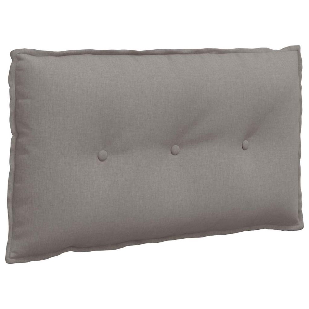 vidaXL Μαξιλάρι Πλάτης Taupe 80 x 19 x 50 εκ ύφασμα