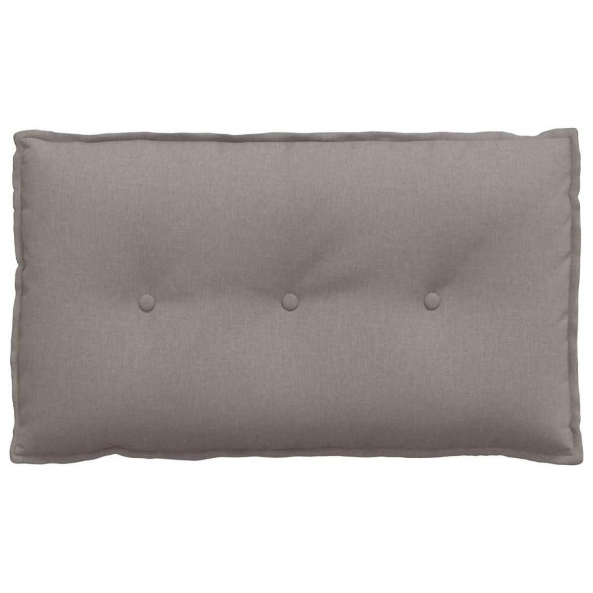vidaXL Μαξιλάρι Πλάτης Taupe 80 x 19 x 50 εκ ύφασμα