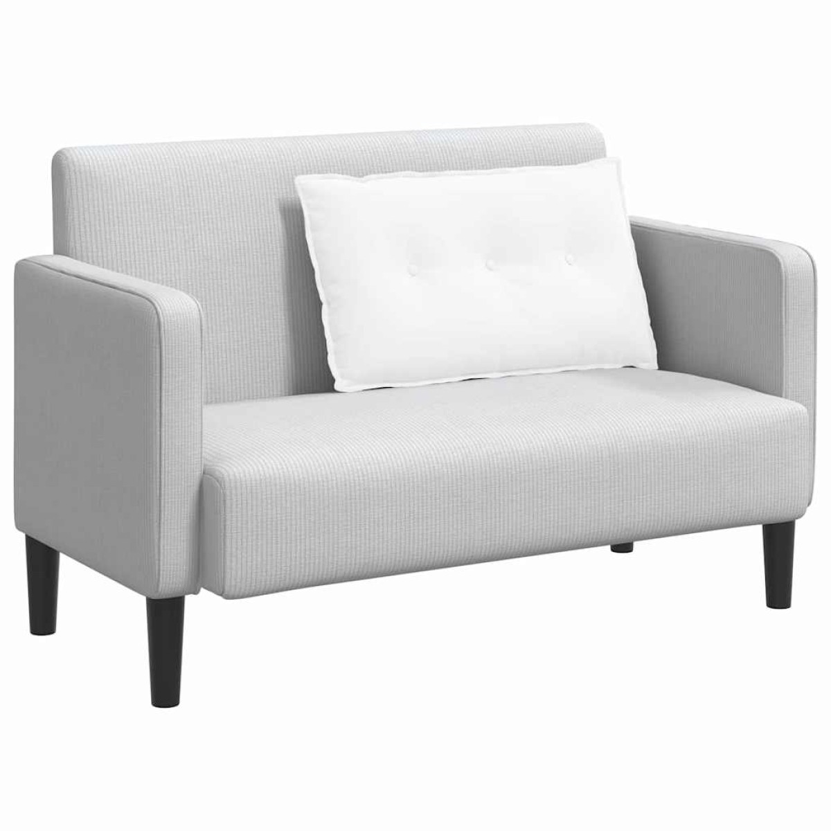 vidaXL Μαξιλάρι Πλάτης Λευκό 80 x 19 x 50 εκ ύφασμα
