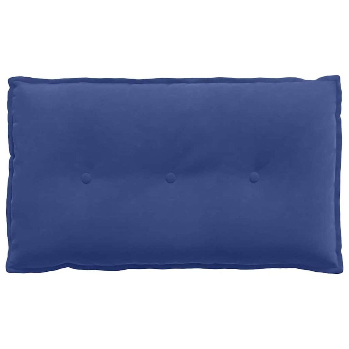 vidaXL Μαξιλάρι Πλάτης Μπλε Αστυνομίας 80 x 50 cm Υφασμάτινο Κορντουρά