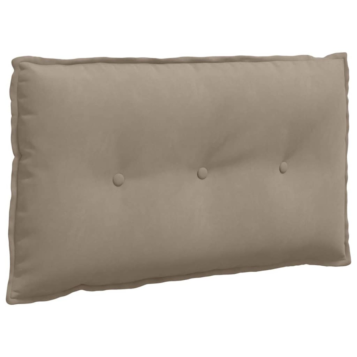 vidaXL Μαξιλάρι Πλάτης Taupe 80 x 50 cm Ύφασμα Μικροΐνας