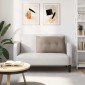 vidaXL Μαξιλάρι Πλάτης Taupe 80 x 50 cm Ύφασμα Μικροΐνας