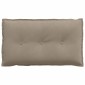 vidaXL Μαξιλάρι Πλάτης Taupe 80 x 50 cm Ύφασμα Μικροΐνας