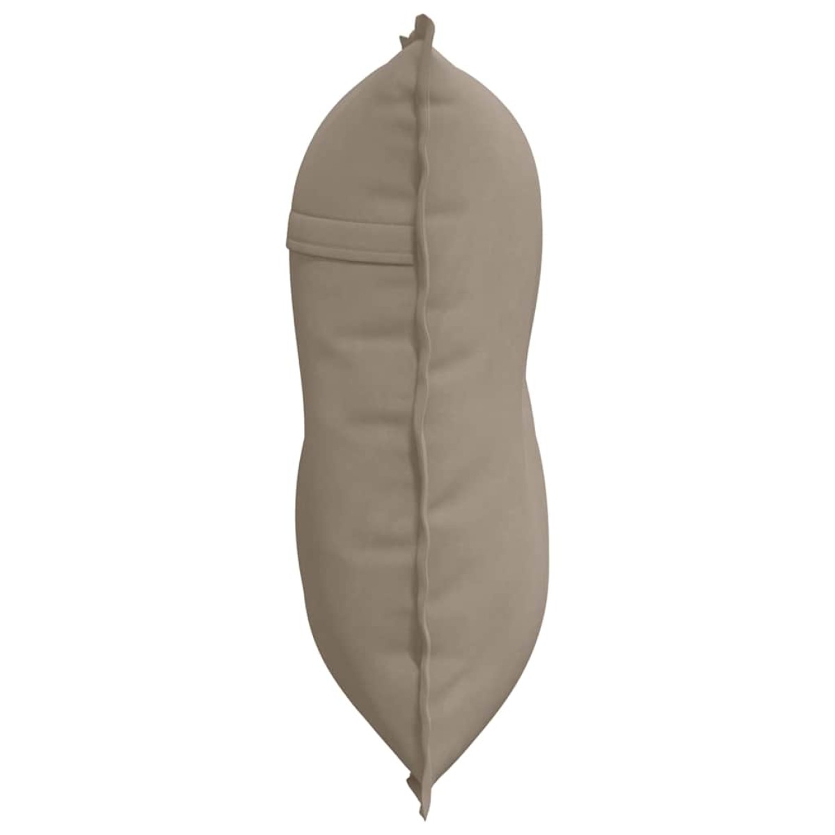 vidaXL Μαξιλάρι Πλάτης Taupe 80 x 50 cm Ύφασμα Μικροΐνας