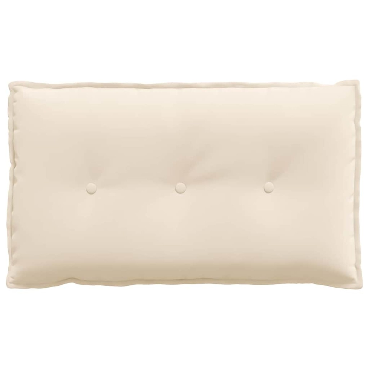 vidaXL Μαξιλάρι Πλάτης Μπεζ 80 x 50 cm Ύφασμα Μικροΐνας