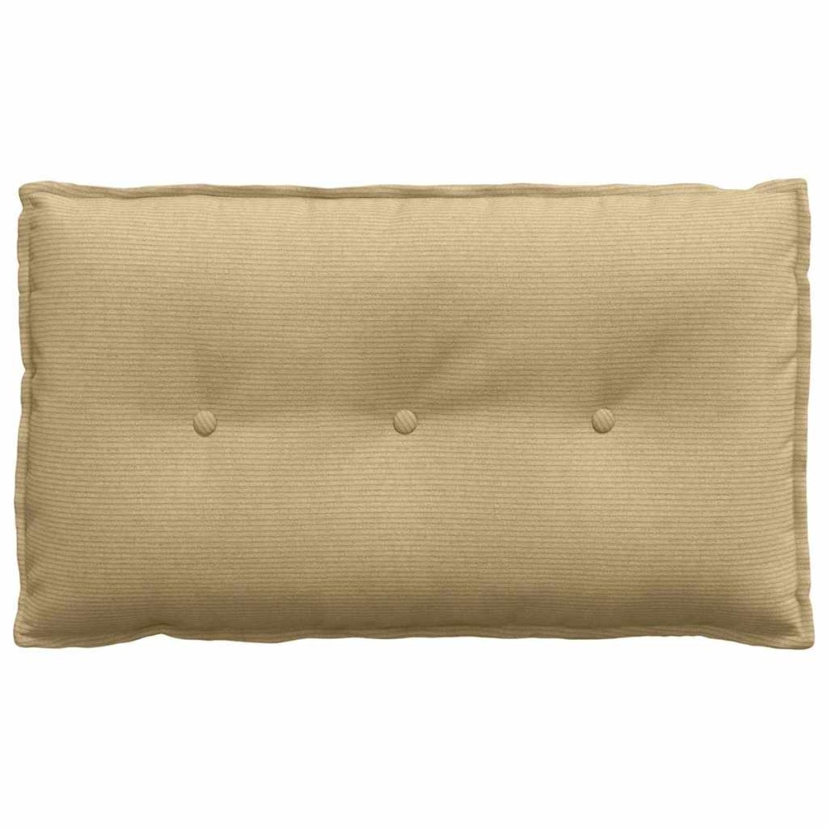vidaXL Μαξιλάρι Πλάτης Γκρι Πράσινο 80 x 50 cm Υφασμάτινο Κορντουρά