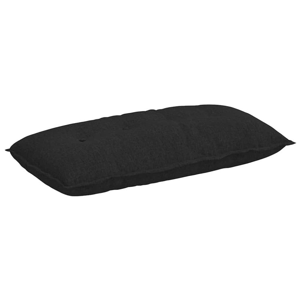 vidaXL Μαξιλάρι Πλάτης Μαύρο 100 x 19 x 50 εκ ύφασμα